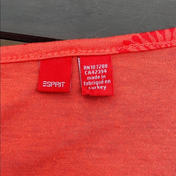 Esprit top Fitted Tie-back Coral Dandelion - Picture 4 of 11